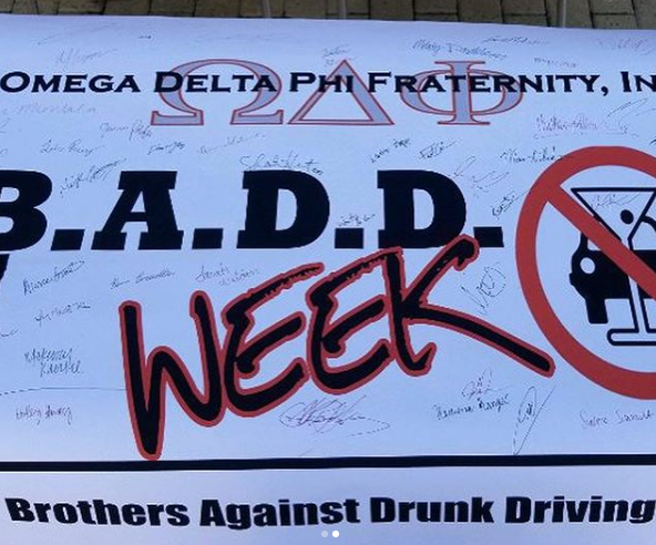 Knights Promote Safe Spring Break Through Brothers Against Drunk Driving Awareness Efforts